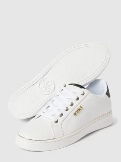 Guess Sneaker Mit Label-Print Modell 'Beckie' - Weiß -Schuh Traum 8kp46iic9l8jei2164qk2e268kr44c9i8514sji470p36i2ia1a32hq26194gh279h9jecaf74r4gc9l9h3m6ohncoq32pj66sr36chk60rj4ob6ccrm8cpmccq30d1p74omac8
