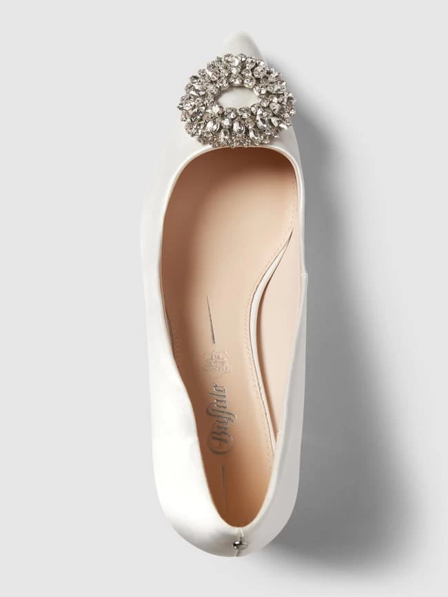 Buffalo Brautschuhe Mit Ziersteinbesatz Modell 'ROBYN GLAM' - Offwhite 5 Buffalo Brautschuhe Mit Ziersteinbesatz Modell 'ROBYN GLAM' - Offwhite – Bild 3