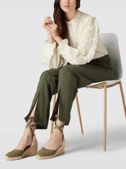 Castañer Wedges Mit Schnürverschluss Modell 'CARINA' - Olivgrün