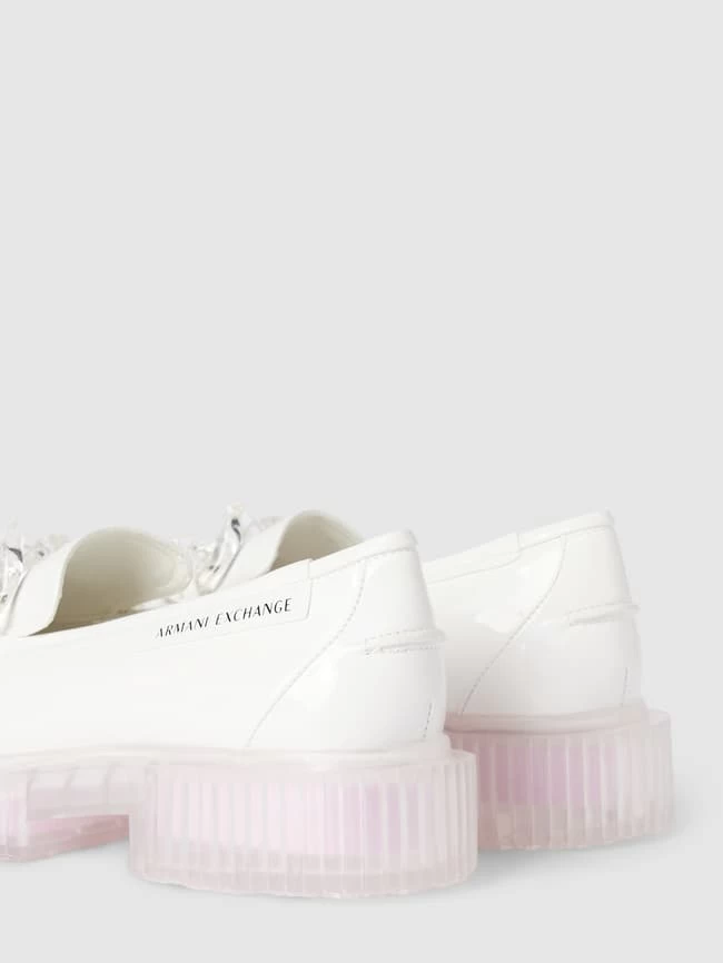 ARMANI EXCHANGE Penny-Loafer Mit Zier-Applikation - Weiß 4 ARMANI EXCHANGE Penny-Loafer Mit Zier-Applikation - Weiß – Bild 2