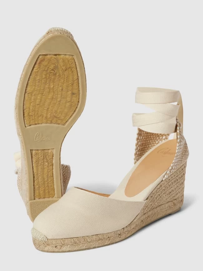 Castañer Wedges Mit Schnürverschluss Modell 'CARINA' - Offwhite 7 Castañer Wedges Mit Schnürverschluss Modell 'CARINA' - Offwhite – Bild 5