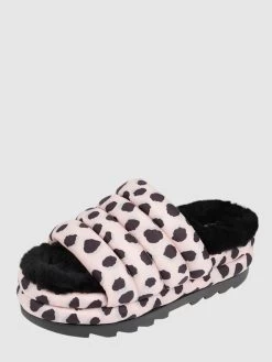 UGG Pantolette Mit Plateausohle Modell 'Maxi Slide' - Rosa