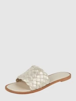 Bagatt Pantolette In Flecht-Optik - Gold