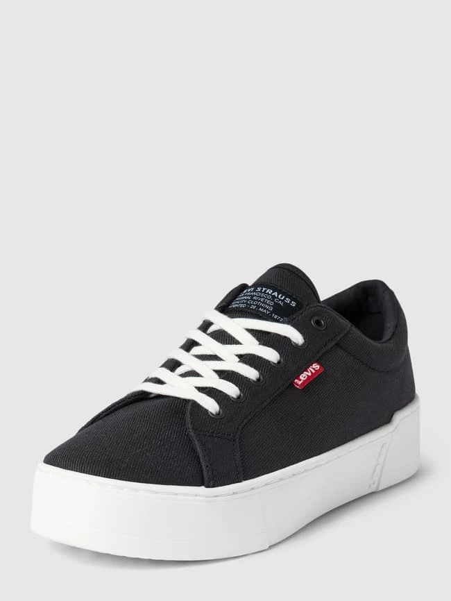 Levi’s® Acc. Plateau-Sneaker Mit Label-Details Modell 'TIJUANA' - Schwarz 3 Levi’s® Acc. Plateau-Sneaker Mit Label-Details Modell 'TIJUANA' - Schwarz
