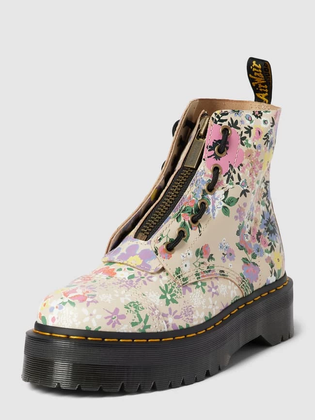 Dr. Martens Dr.Martens Schnürboots Mit Allover-Muster Modell 'Sinclair' - Offwhite 4 Dr. Martens Dr.Martens Schnürboots Mit Allover-Muster Modell 'Sinclair' - Offwhite – Bild 2