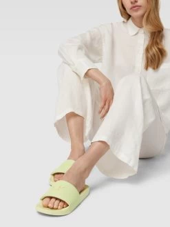 Calvin Klein Underwear Slides Mit Label-Detail - Hellgrün