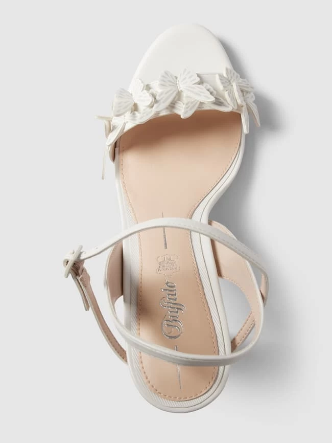 Buffalo Sandalette Mit Zierbesatz Modell 'CARLA BUTTERFLY' - Weiß 5 Buffalo Sandalette Mit Zierbesatz Modell 'CARLA BUTTERFLY' - Weiß – Bild 3