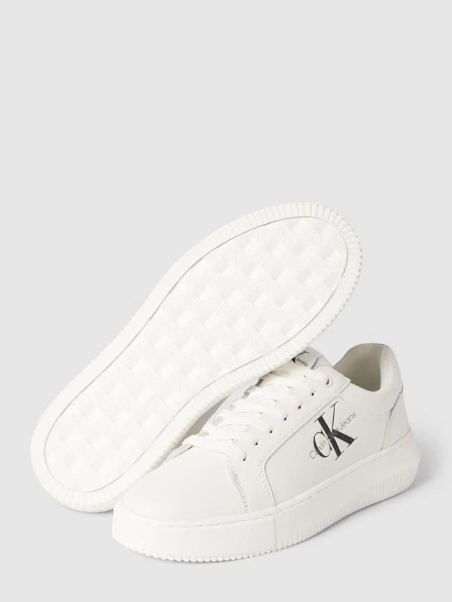 Calvin Klein Jeans Sneaker Aus Leder Modell 'CHUNKY CUPSOLE LACEUP MON' - Weiß 7 Calvin Klein Jeans Sneaker Aus Leder Modell 'CHUNKY CUPSOLE LACEUP MON' - Weiß – Bild 5