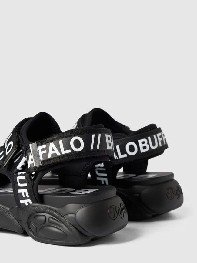 Buffalo Sandalen Mit Plateausohle - Schwarz 5 Buffalo Sandalen Mit Plateausohle - Schwarz – Bild 3