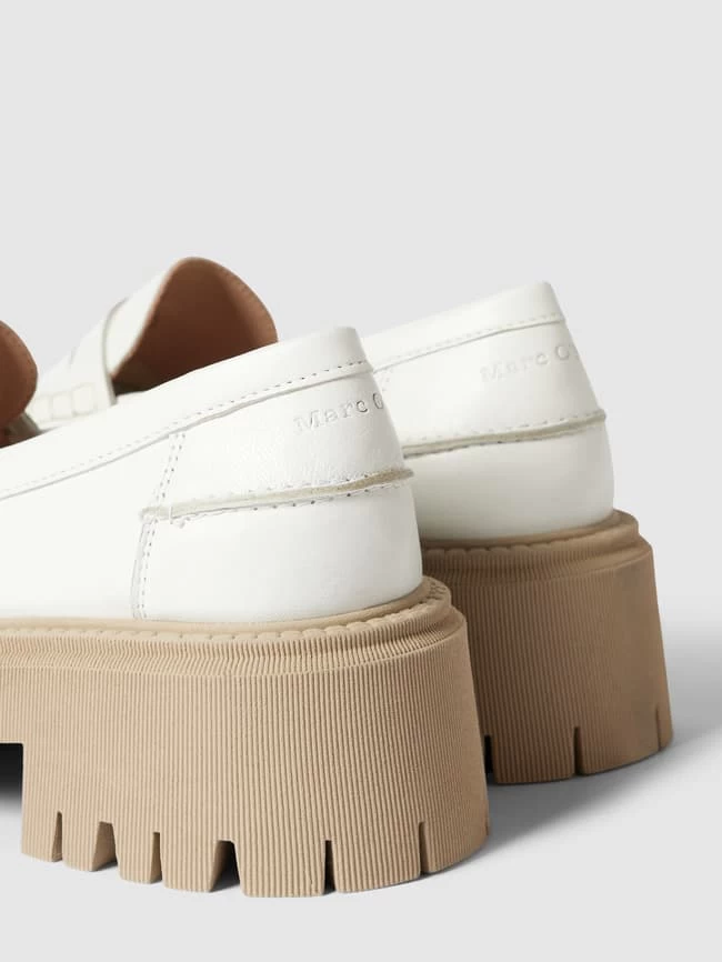 Marc O'Polo Penny-Loafer Mit Hohem Absatz Modell 'ALAMA' - Offwhite 5 Marc O'Polo Penny-Loafer Mit Hohem Absatz Modell 'ALAMA' - Offwhite – Bild 3