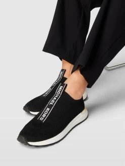 MICHAEL Michael Kors Sock-Sneaker Mit Label-Detail Modell 'BODIE SLIP ON' - Schwarz