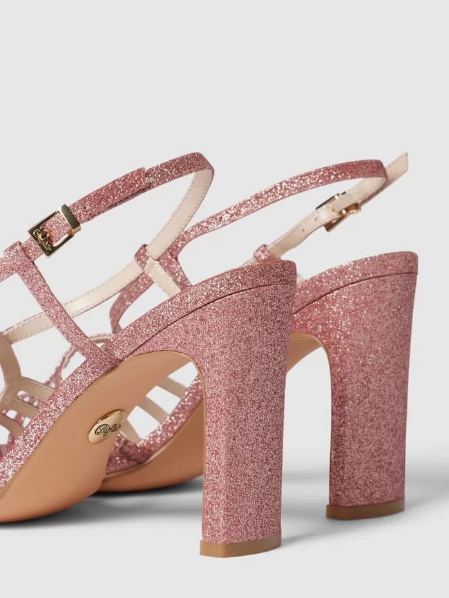 Buffalo Sandalette Aus Satin Modell 'Jean' - ROSE GOLD 5 Buffalo Sandalette Aus Satin Modell 'Jean' - ROSE GOLD – Bild 3