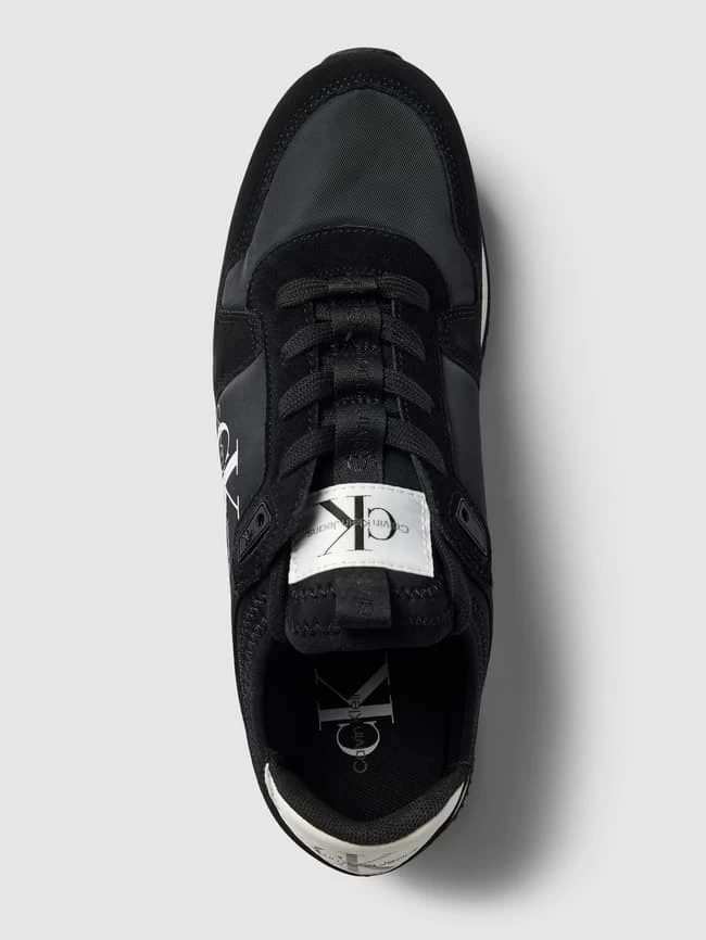 Calvin Klein Jeans Sneaker Aus Leder-Mix Mit Label-Details - Schwarz 7 Calvin Klein Jeans Sneaker Aus Leder-Mix Mit Label-Details - Schwarz – Bild 5