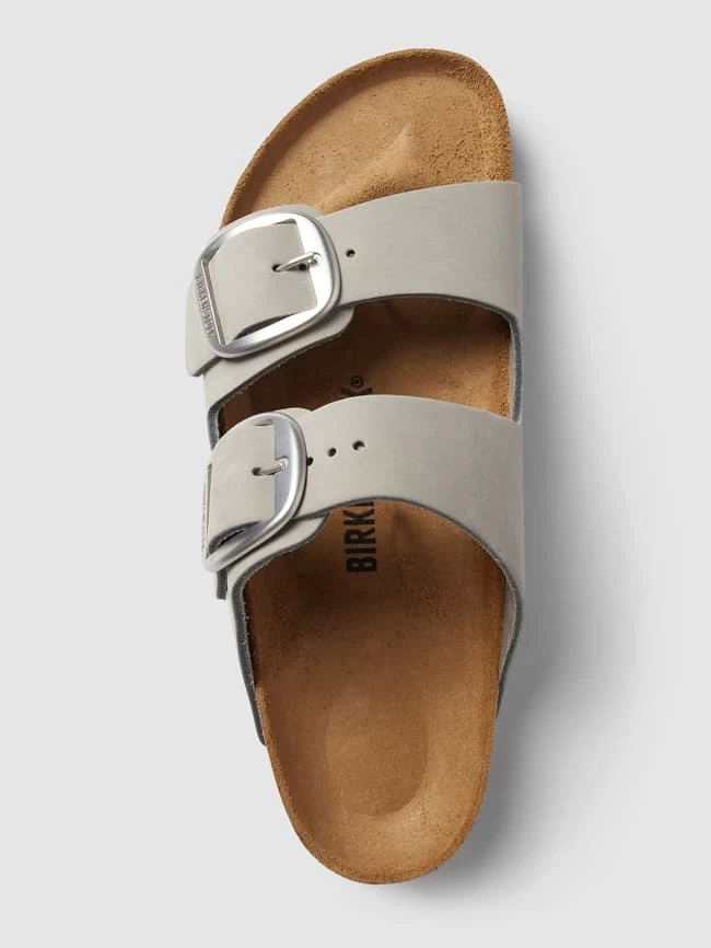 Birkenstock Sandalen Aus Leder Mit Dornschließen Modell 'Arizona Big Buckle' - Hellgrau 7 Birkenstock Sandalen Aus Leder Mit Dornschließen Modell 'Arizona Big Buckle' - Hellgrau – Bild 5