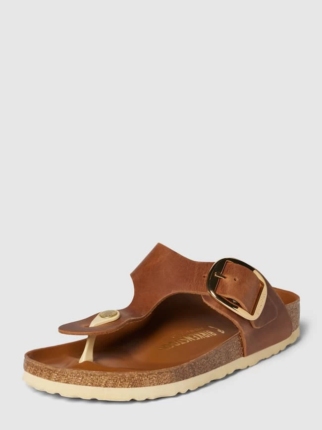 Birkenstock Zehentrenner Aus Leder Modell 'Gizeh' - Cognac 4 Birkenstock Zehentrenner Aus Leder Modell 'Gizeh' - Cognac – Bild 2