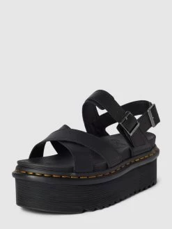Dr. Martens Sandalen Mit Plateau-Sohle Modell 'Voss' - Schwarz
