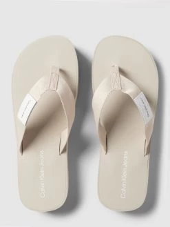 Calvin Klein Jeans Zehentrenner Mit Label-Details Modell 'FLATFORM' - Beige -Schuh Traum 990jgi2l6l45ckpjacqjcial9h8l4gi9ap6jeh9kaksj2chl6194ii9k6t7kela98t2l4da98l74kcpk60o34dhjc8oj6cpgcopj0p1k60qj2e35c4o3ad1ncli30dr2cdijap0