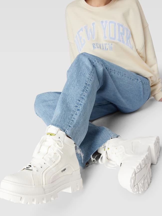 Buffalo High Top Sneaker Mit Plateausohle Modell 'ASPHA' - Weiß 3 Buffalo High Top Sneaker Mit Plateausohle Modell 'ASPHA' - Weiß