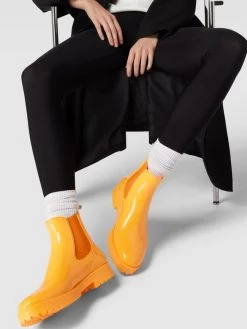 Marc Cain Bags & Shoes Chelsea Boots Mit Label-Detail - Orange