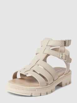 Tom Tailor Sandalen Mit Dornschließe - Beige