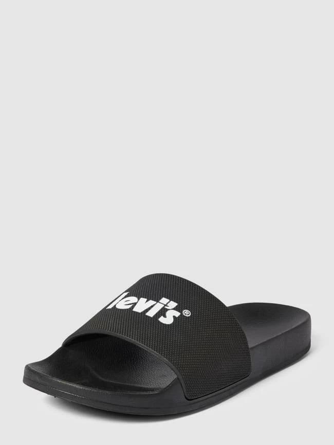 Levi’s® Acc. Slides Mit Label-Print Modell 'JUNE' - Schwarz 3 Levi’s® Acc. Slides Mit Label-Print Modell 'JUNE' - Schwarz