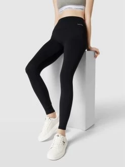 Calvin Klein Jeans Sneaker Aus Leder Modell 'CHUNKY CUPSOLE LACEUP MON' - Weiß