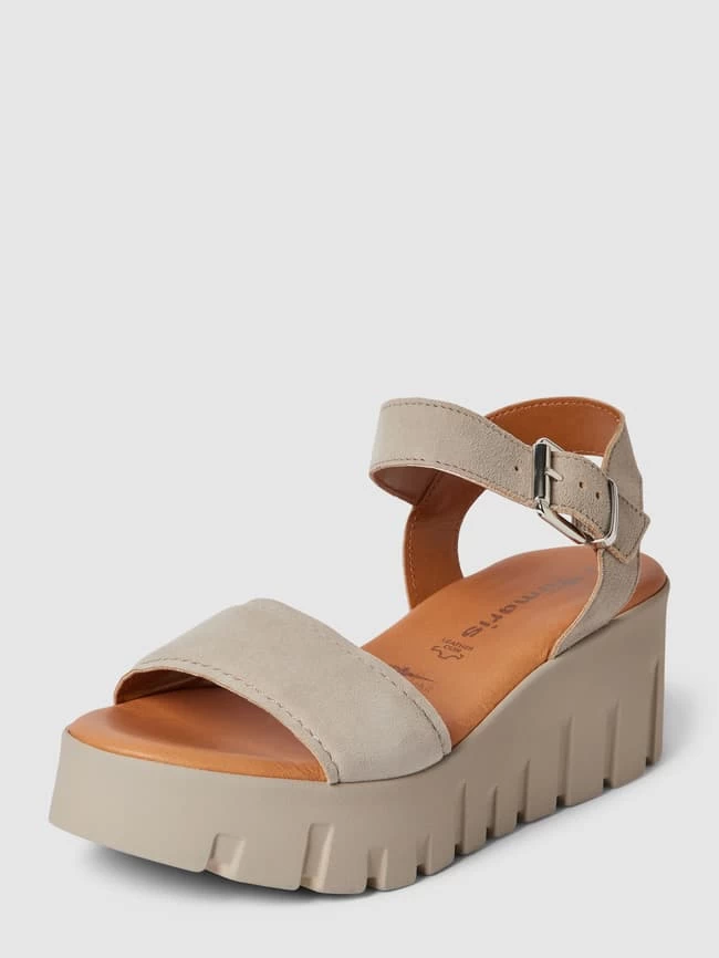 Tamaris Sandaletten Mit Dornschließe - Beige 4 Tamaris Sandaletten Mit Dornschließe - Beige – Bild 2