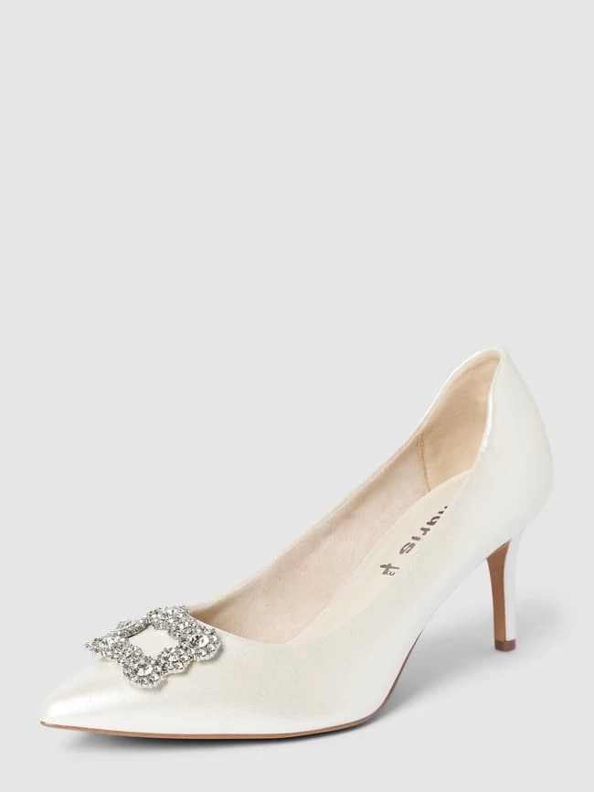 Tamaris Pumps Mit Zier-Applikation - Weiß 4 Tamaris Pumps Mit Zier-Applikation - Weiß – Bild 2