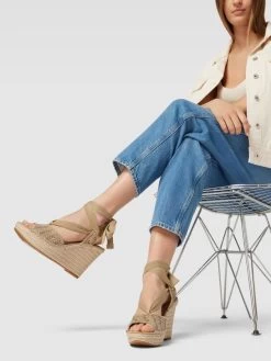 Guess Wedges Mit Label-Print Modell 'HALONA' - Beige
