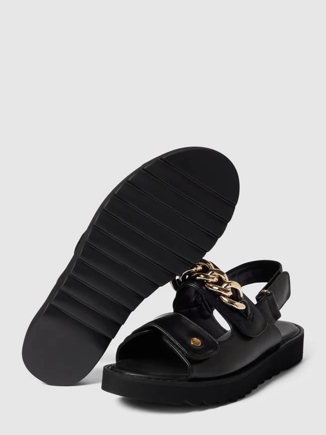 Only Sandalen Mit Gliederkettenapplikation Modell 'MALU' - Schwarz 7 Only Sandalen Mit Gliederkettenapplikation Modell 'MALU' - Schwarz – Bild 5