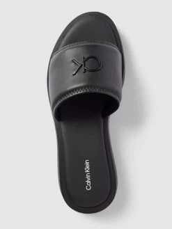 CK Calvin Klein Slides Mit Label-Details Modell 'FLATFORM' - Schwarz -Schuh Traum 9or3gk1l8t7l6la98sokic2g7543ahae8csjihal91b52dq86oq36i1i6ko52ea398o3ccic8l93ae2b693jic1o6opjid9pc4p3echk6hh32oj370qjidpn64ojgd3261j3idg
