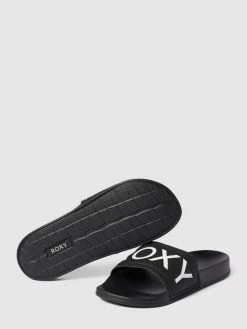 Roxy Slides Mit Label-Detail Modell 'SLIPPY' - Schwarz -Schuh Traum 9p13adq89l742d1k68pk2jql9hal8d246t548cpi8p1kmiqe6h456cahal0k8c1o90o32iqg9p34ochn6t3j4p9lcop68e1m6oo68opk6sq3aob5ckpm8cb3ckrjid1l6kr3gpg