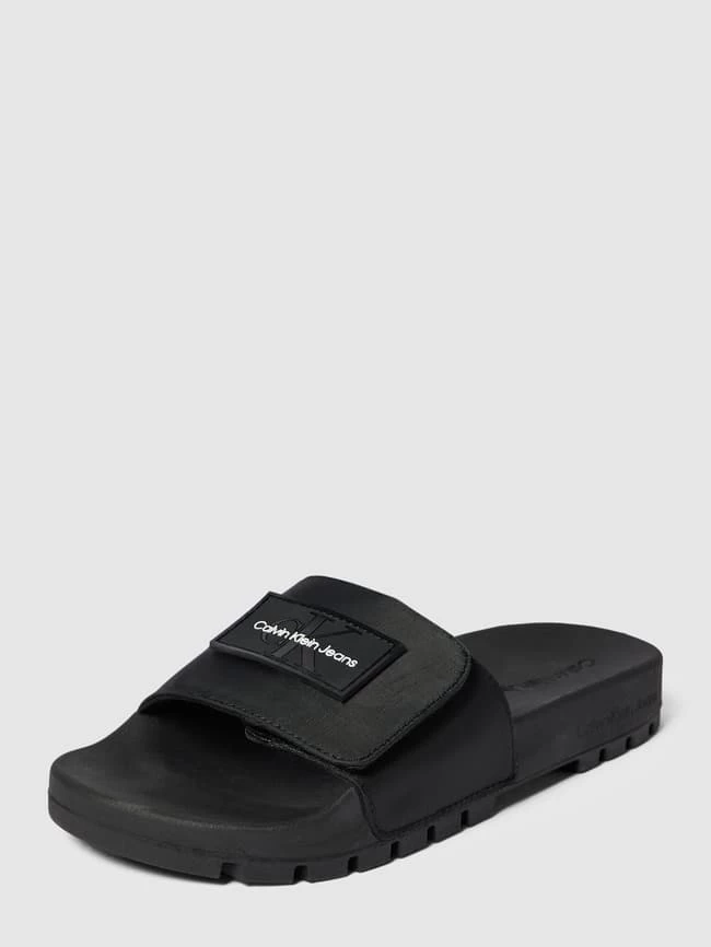Calvin Klein Underwear Slides Mit Logo-Patch Modell 'VELCRO' - Schwarz 4 Calvin Klein Underwear Slides Mit Logo-Patch Modell 'VELCRO' - Schwarz – Bild 2