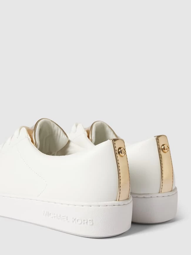 MICHAEL Michael Kors Sneaker Mit Label-Details Modell 'KEATON' - Weiß 5 MICHAEL Michael Kors Sneaker Mit Label-Details Modell 'KEATON' - Weiß – Bild 3