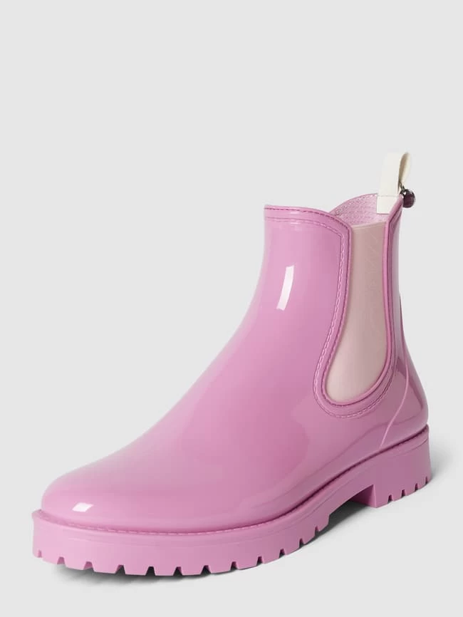 Marc Cain Bags & Shoes Chelsea Boots Mit Label-Detail - Lila 4 Marc Cain Bags & Shoes Chelsea Boots Mit Label-Detail - Lila – Bild 2