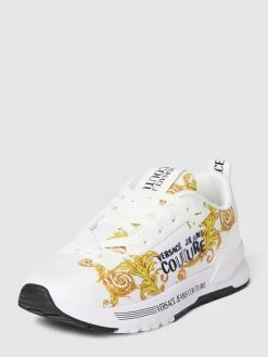 Versace Jeans Couture Sneaker Mit Label-Print Modell 'FONDO' - Weiß
