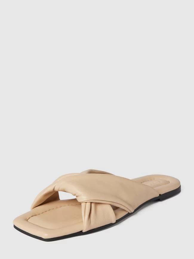 Cinque Pantolette Aus Leder - Beige 4 Cinque Pantolette Aus Leder - Beige – Bild 2