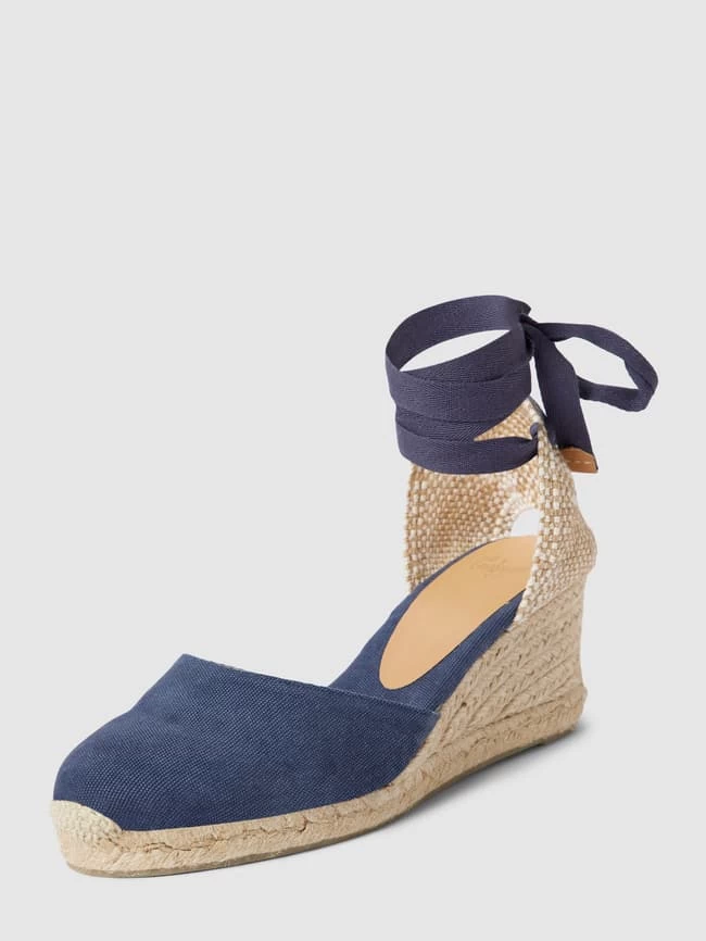 Castañer Wedges Mit Schnürverschluss Modell 'CARINA' - Marineblau 4 Castañer Wedges Mit Schnürverschluss Modell 'CARINA' - Marineblau – Bild 2