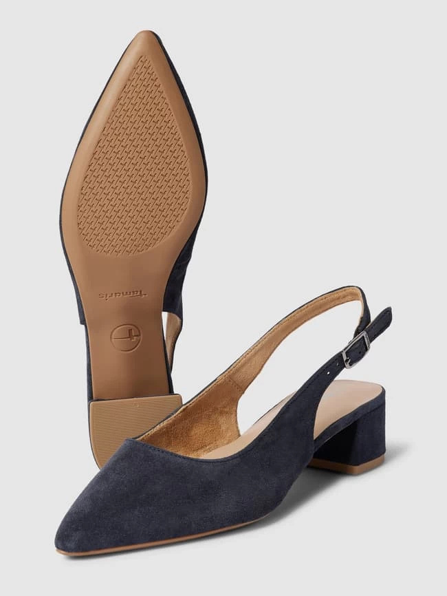 Tamaris Pumps Mit Offenem Fersenbereich - Marineblau 7 Tamaris Pumps Mit Offenem Fersenbereich - Marineblau – Bild 5