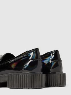 ARMANI EXCHANGE Penny-Loafer Mit Zier-Applikation - Schwarz -Schuh Traum a5236h9n8p3j2lak75748cqf9l2jgh23952kqci195b54lai9h6kicpl9gp4kka8ap4kql9m6t2l0gad90o3ecpk68om8c1h6gs3go9kcop64e1h6li6ccj564sj6cb4clgj4d0