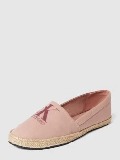 Calvin Klein Jeans Espadrilles Mit Label-Detail Modell 'MONO' - Hellrosa