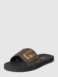 MICHAEL Michael Kors Slides Mit Label-Applikation - Schwarz