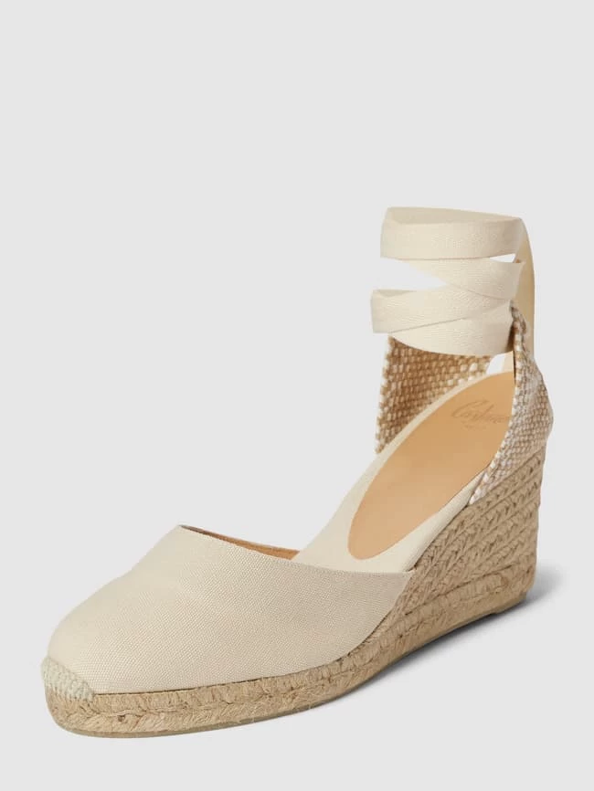 Castañer Wedges Mit Schnürverschluss Modell 'CARINA' - Offwhite 4 Castañer Wedges Mit Schnürverschluss Modell 'CARINA' - Offwhite – Bild 2