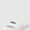 Levi’s® Acc. Slides Mit Label-Print Modell 'JUNE BATWING' - Weiß