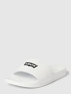 Levi’s® Acc. Slides Mit Label-Print Modell 'JUNE BATWING' - Weiß