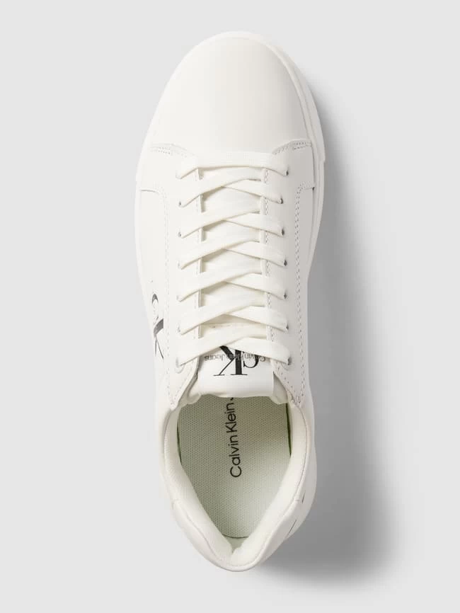 Calvin Klein Jeans Sneaker Aus Leder Modell 'CHUNKY CUPSOLE LACEUP MON' - Weiß 6 Calvin Klein Jeans Sneaker Aus Leder Modell 'CHUNKY CUPSOLE LACEUP MON' - Weiß – Bild 4