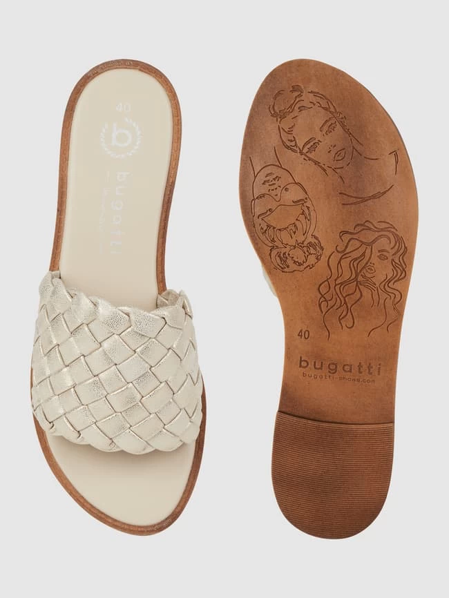 Bagatt Pantolette In Flecht-Optik - Gold 6 Bagatt Pantolette In Flecht-Optik - Gold – Bild 4