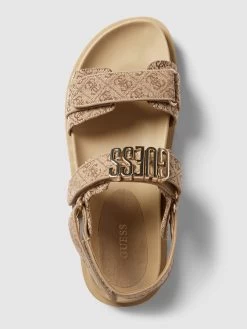 Guess Sandalen Mit Label-Detail Modell 'FABELIS' - Beige -Schuh Traum ah1l4dam9p74ucaa9h5l0iib9d7jclaga175aiph991kil1o6524oda69p1k6lhi6d6ksc2iadaksdqa9ko6ap1m6cs34dpn6oom4d1kclgjcoho6opm4phk6kqjgd9gc9j64e0