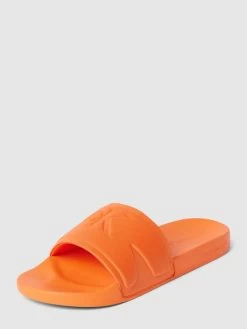 Calvin Klein Jeans Slides Mit Label-Detail Modell 'FREQUENCY' - Orange