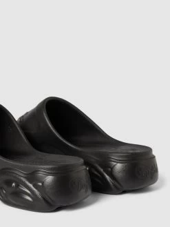 Buffalo Slides Mit Label-Detail - Schwarz -Schuh Traum ah53ejq59h2l4eam6h64qhia8tb36ja790o5cj28akqk4dil6h4jejhh615jaj9g69b4ck2j954ksda36t3macb2clj34dr46gp68cpk68qj2eb6c9ij8d9lcdimadb4cco30e0